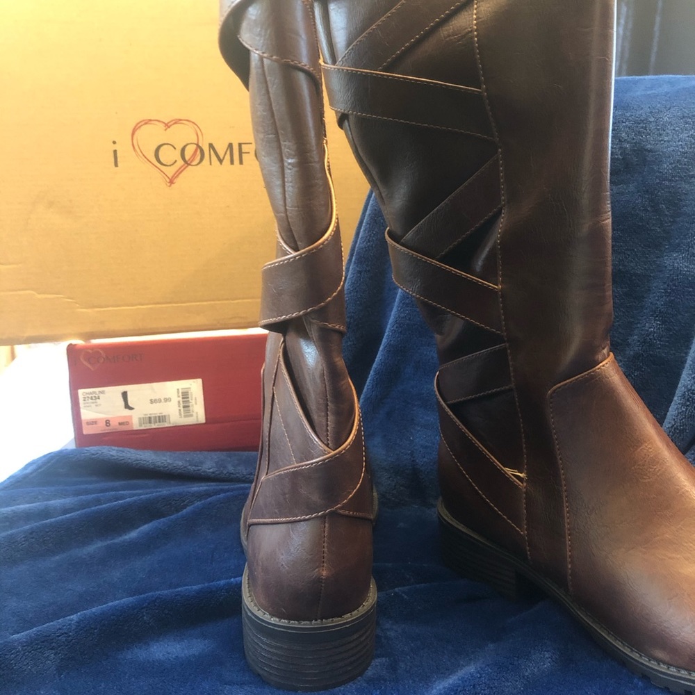 I don’t need them. My mom bought too many boots.